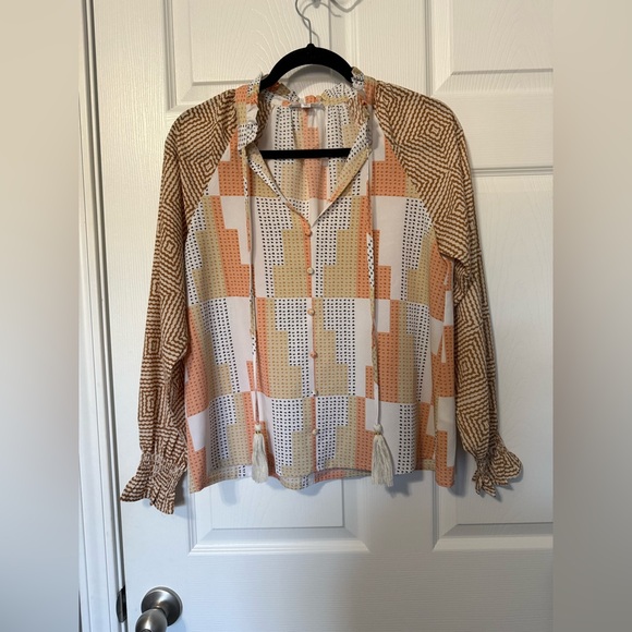 THML Geometric Bohemian Top- S - Picture 2 of 8
